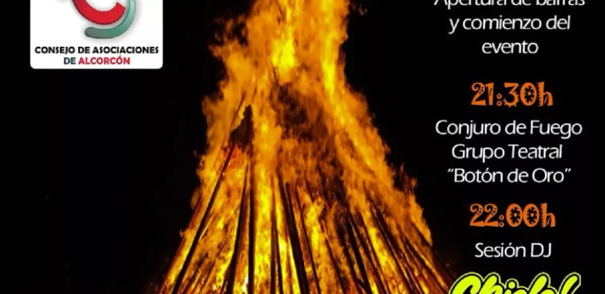 Alcorcón celebra hoy la Noche de San Juan con una completa agenda de actividades que incluye música, teatro y la tradicional hoguera