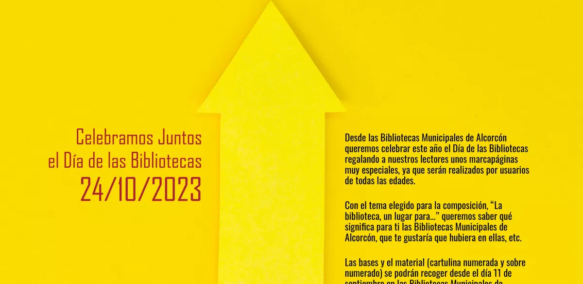 La biblioteca, un lugar para…’, primer concurso de Marcapáginas en las Bibliotecas municipales de Alcorcón