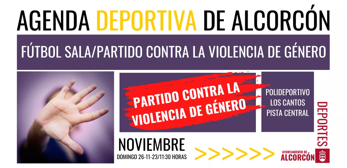 FÚTBOL SALA/Partido contra La Violencia de Género