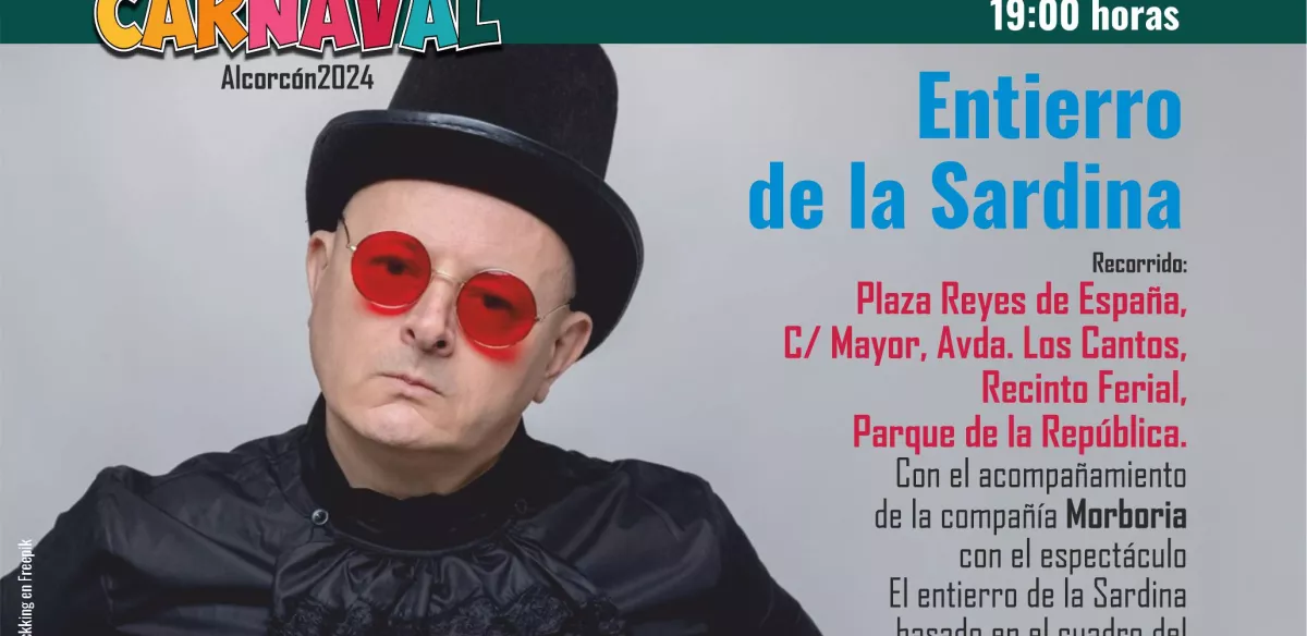 Miércoles 14 de febrero  19:00h. Entierro de la Sardina