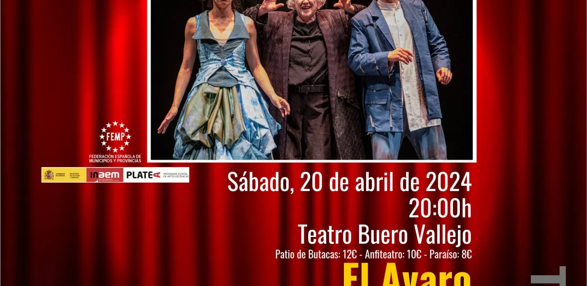 El Avaro de Molière. Centro Atalaya-TNT - Sábado 20 de abril
