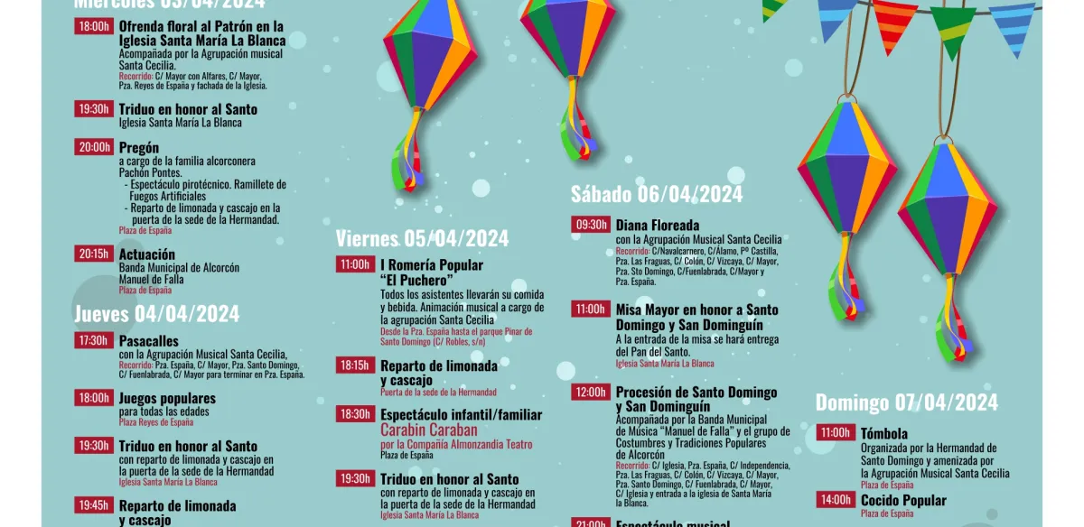 FIESTAS DE SANTO DOMINGO Y SAN DOMINGUIN