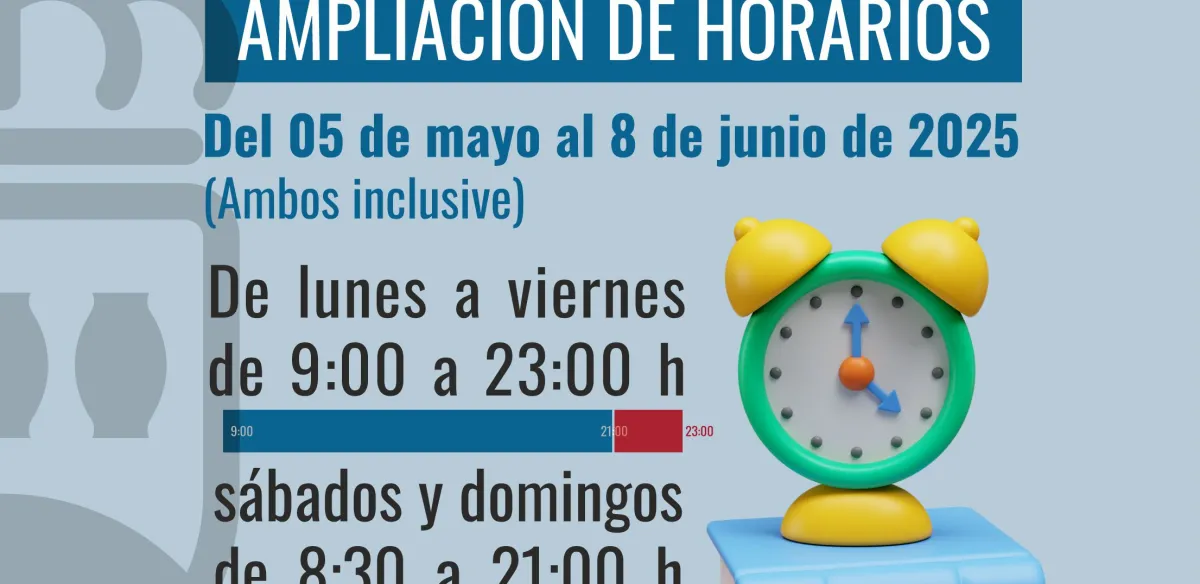 AMPLIACION HORARIO DE BIBLIOTECAS