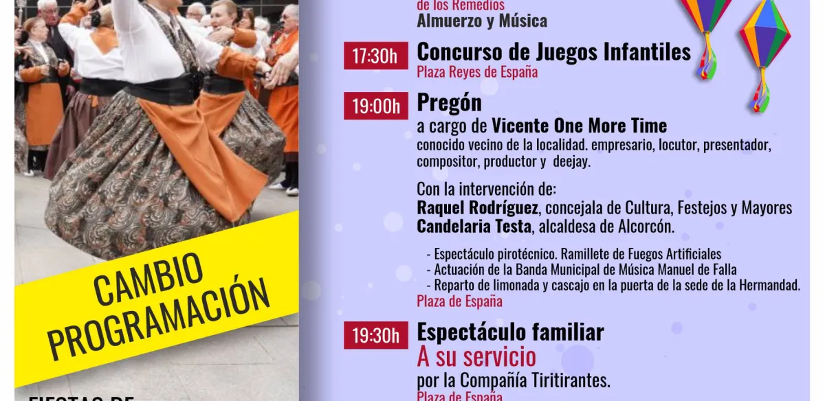 Pregón  y Programa de las Fiestas de Santo Domingo y San Dominguín