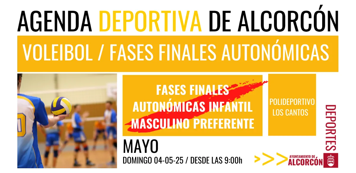 VOLEIBOL / FASES FINALES AUTONÓMICAS