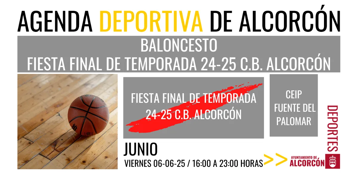 BALONCESTO / FIESTA FINAL DE TEMPORADA 24-25 C.B. ALCORCÓN