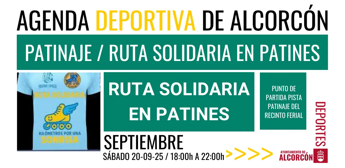 PATINAJE / RUTA SOLIDARIA EN PATINES