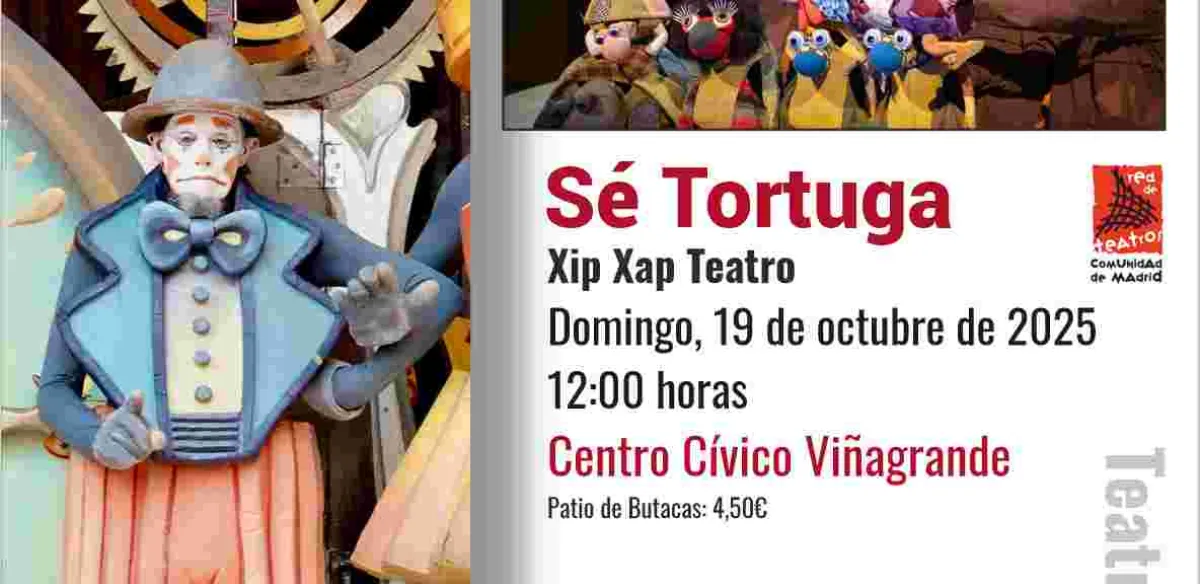 Teatro Infantil: Sé Tortuga. Xip Xap Teatro