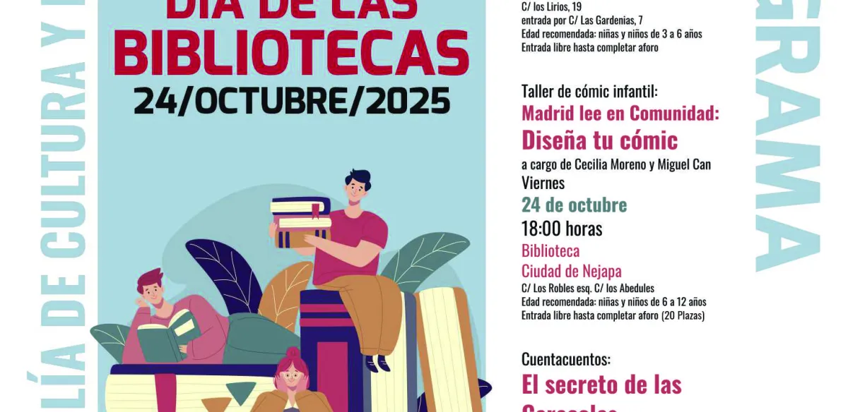 Celebra el día de las Bibliotecas con nosotros 