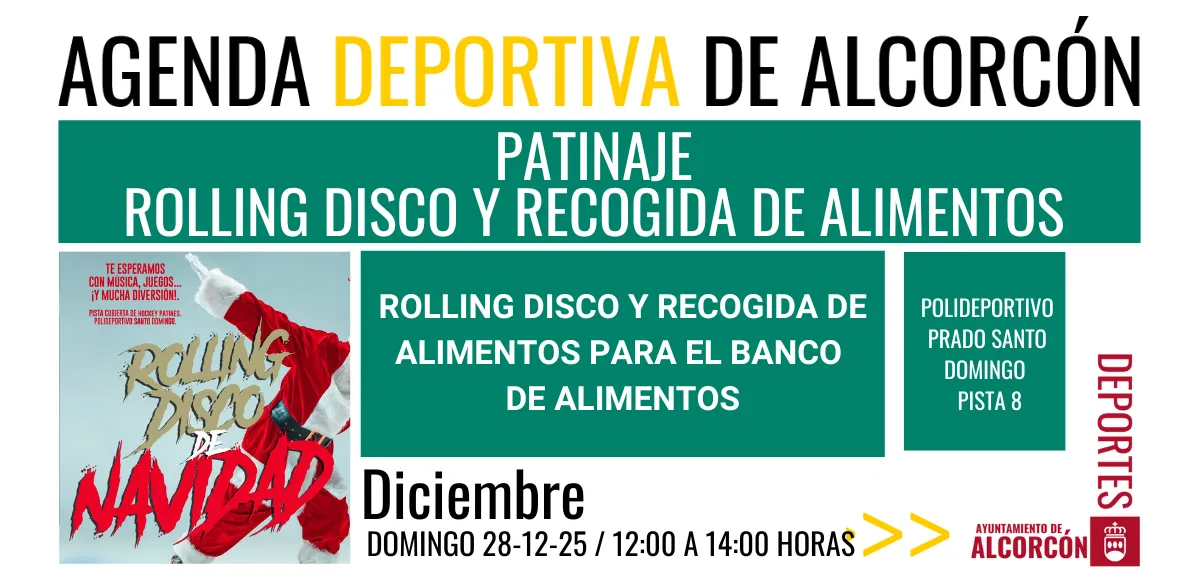 PATINAJE / ROLLING DISCO – RECOGIDA DE ALIMENTOS 