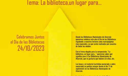 La biblioteca, un lugar para…’, primer concurso de Marcapáginas en las Bibliotecas municipales de Alcorcón