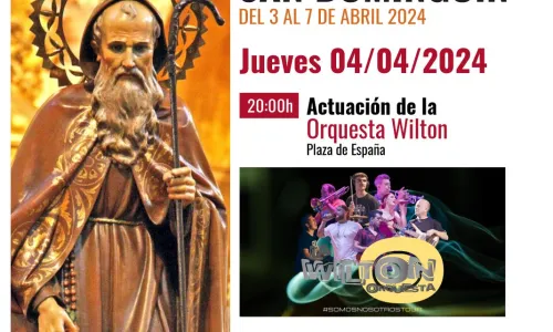 Fiestas Santo Domingo San Dominguín. Actividades jueves 4 abril
