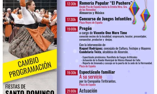 Pregón y Programa de las Fiestas de Santo Domingo y San Dominguín