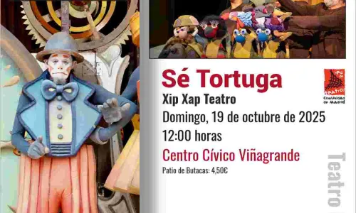 Teatro Infantil: Sé Tortuga. Xip Xap Teatro