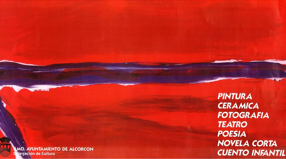 Cartel actividades en rojo