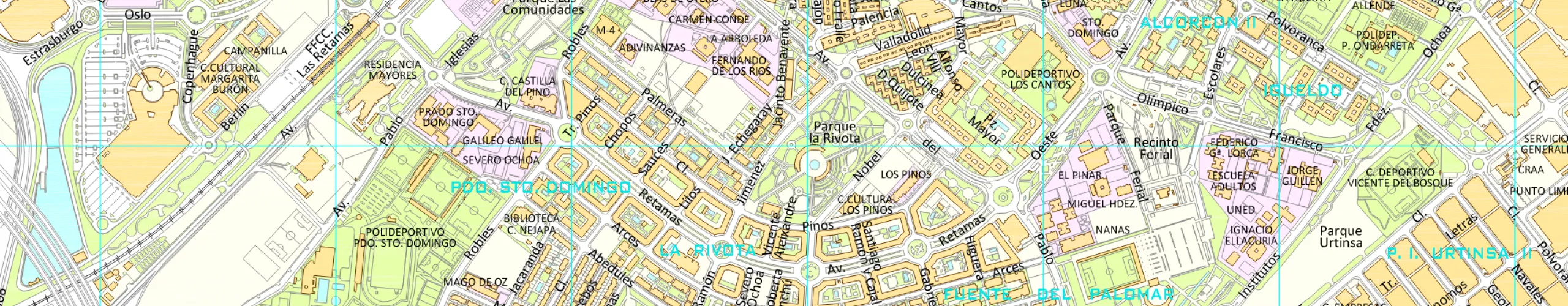 Alcorcón street map